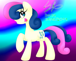 Size: 2000x1600 | Tagged: safe, artist:derpfacederpy, imported from derpibooru, bon bon, sweetie drops, female, solo