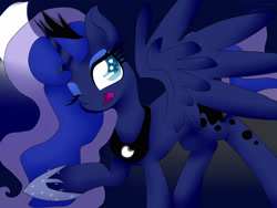 Size: 4000x3000 | Tagged: safe, artist:derpfacederpy, imported from derpibooru, princess luna, female, solo