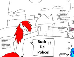 Size: 1650x1262 | Tagged: safe, artist:0mgitzbucket, imported from derpibooru, pinkie pie, oc, fuck the police, ms paint