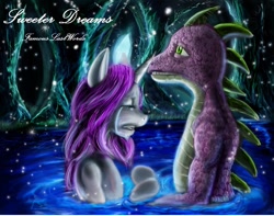 Size: 1008x796 | Tagged: safe, artist:thejoker239, imported from derpibooru, rarity, spike, crossover, crying, fanfic art, female, final fantasy, male, older, older spike, romance, shipping, sparity, straight