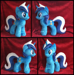 Size: 1145x1162 | Tagged: safe, artist:burzurk, imported from derpibooru, minuette, pony, unicorn, irl, photo, plushie, solo