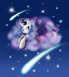 Size: 1992x2238 | Tagged: safe, artist:fujikoeurekachamploo, imported from derpibooru, princess luna, rarity, clothes, cloud, female, lunarity, solo