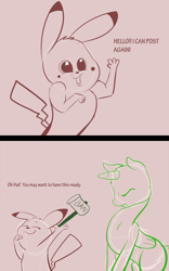 Size: 1000x1600 | Tagged: safe, artist:pikapetey, imported from derpibooru, pony, comic, dance party, drama bait, drama queen, op is a duck, op is trying to start shit, reaction image