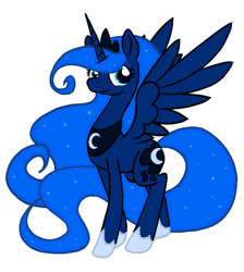 Size: 900x1005 | Tagged: safe, artist:gingersnap913, deleted from derpibooru, imported from derpibooru, princess luna, alicorn, pony, female, mare, peytral, simple background, solo, white background