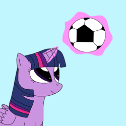 Size: 5900x5900 | Tagged: safe, artist:super-marcos-96, imported from derpibooru, twilight sparkle, alicorn, pony, absurd resolution, female, football, mare, solo, twilight sparkle (alicorn)