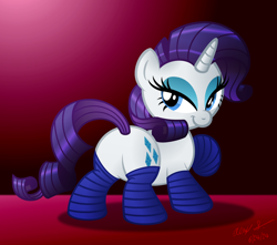 Size: 1024x904 | Tagged: safe, artist:aleximusprime, imported from derpibooru, rarity, clothes, cute, female, looking at you, marshmallow, smiling, socks, solo, striped socks, the ass was fat