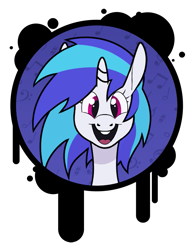 Size: 669x857 | Tagged: safe, artist:enma-darei, imported from derpibooru, dj pon-3, vinyl scratch, female, solo