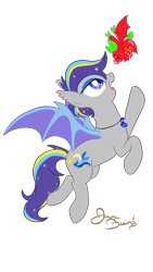 Size: 1840x3264 | Tagged: safe, artist:halcyon noctem, artist:halcyonnoctem, imported from derpibooru, oc, oc only, oc:night lark, bat pony, fruit bat, pony, new lunar republic