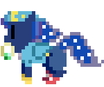 Size: 150x125 | Tagged: safe, artist:zztfox, imported from derpibooru, princess luna, cosplay, female, klonoa, pixel art, solo