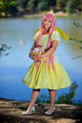 Size: 803x1204 | Tagged: safe, imported from derpibooru, fluttershy, human, braces, cosplay, irl, irl human, photo, solo