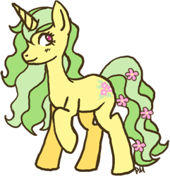 Size: 407x422 | Tagged: safe, imported from derpibooru, oc, oc only, oc:woodland spring, pony, unicorn, cute, cutie mark, photoshop, smiling, solo