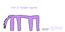 Size: 1410x705 | Tagged: safe, artist:satan, imported from derpibooru, twilight sparkle, comic sans, quality, stylistic suck, table pony