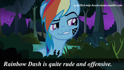 Size: 1280x720 | Tagged: safe, imported from derpibooru, rainbow dash, female, headcanon, meta, nazi, obvious, redpilled-mlp-headcanons, solo, tattoo, waffen-ss