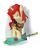 Size: 857x1080 | Tagged: safe, artist:doombie43, imported from derpibooru, pony, ponified, red (transistor), simple background, solo, sword, transistor, transparent background