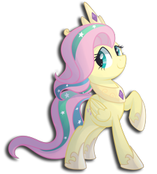 Size: 1540x1708 | Tagged: safe, artist:drawntildawn, imported from derpibooru, fluttershy, female, hilarious in hindsight, looking at you, raised hoof, shylestia, simple background, solo, transparent background