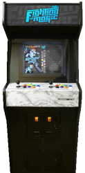 Size: 247x502 | Tagged: safe, edit, imported from derpibooru, rainbow dash, fighting is magic, arcade, arcade cabinet, fake, vector