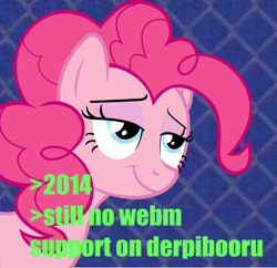 Size: 1046x1013 | Tagged: safe, imported from derpibooru, pinkie pie, costanza face, female, greentext, ishygddt, meta, obligatory pony, solo, text