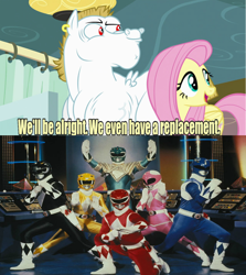 Size: 640x717 | Tagged: safe, edit, edited screencap, imported from derpibooru, screencap, bulk biceps, fluttershy, rainbow falls, black ranger, blue ranger, dragon ranger, exploitable meme, green ranger, kyouryuu sentai zyuranger, mammoth ranger, meme, mighty morphin power rangers, pink ranger, power rangers, pteraranger, red ranger, replacement meme, super sentai, tiger ranger, tricera ranger, tyranno ranger, yellow ranger