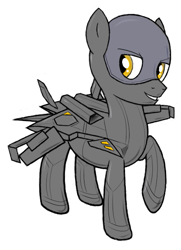 Size: 437x603 | Tagged: safe, artist:alignac, artist:jh, deleted from derpibooru, imported from derpibooru, original species, plane pony, pony, f-69 vtol, plane, saints row, saints row the third, solo