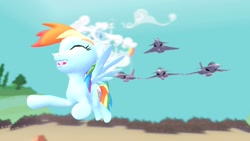 Size: 1920x1080 | Tagged: safe, imported from derpibooru, rainbow dash, 3d, dassault rafale, female, gmod, solo