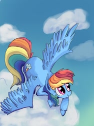 Size: 768x1024 | Tagged: safe, artist:berryden, imported from derpibooru, rainbow dash, cute, female, solo