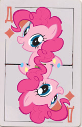 Size: 324x504 | Tagged: safe, artist:jbond, deleted from derpibooru, imported from derpibooru, pinkie pie, game cards, russian, solo, stock vector