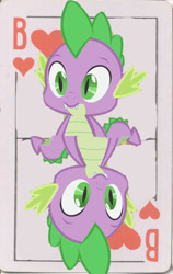 Size: 322x510 | Tagged: safe, artist:jbond, deleted from derpibooru, imported from derpibooru, spike, game cards, russian, solo