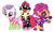 Size: 826x491 | Tagged: safe, artist:jbond, imported from derpibooru, apple bloom, scootaloo, sweetie belle, earth pony, pegasus, pony, unicorn, the show stoppers, cutie mark crusaders, female, filly, foal, open mouth, raised hoof, show stopper outfits, simple background, trio, white background