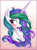 Size: 2193x2931 | Tagged: dead source, safe, artist:vird-gi, imported from derpibooru, princess celestia, alternate hairstyle, blushing, embarrassed, female, looking at you, open mouth, ponytail, solo