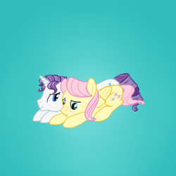 Size: 600x600 | Tagged: safe, artist:hudoyjnik, imported from derpibooru, fluttershy, rarity, blushing, butterscotch, buttersive, elusive, gay, male, rule 63, shipping