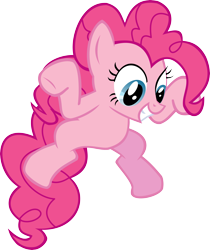 Size: 4529x5403 | Tagged: safe, artist:decompressor, imported from derpibooru, pinkie pie, absurd resolution, female, simple background, smiling, solo, transparent background, vector