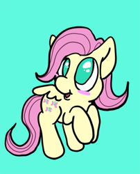 Size: 400x495 | Tagged: safe, artist:violetmagician, imported from derpibooru, fluttershy, blushing, female, solo