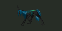 Size: 4000x2000 | Tagged: safe, artist:shalfeytheraccoon, imported from derpibooru, queen chrysalis, changeling, changeling queen, female, solo