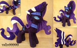 Size: 1024x640 | Tagged: safe, artist:valio99999, imported from derpibooru, nightmare rarity, irl, photo, plushie