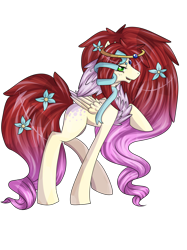 Size: 1024x1366 | Tagged: safe, artist:azrealrou, imported from derpibooru, oc, oc only, oc:hel, crystal pony, pony, fluffy, gem, solo