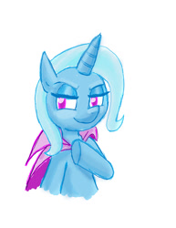 Size: 765x990 | Tagged: safe, artist:redanon, imported from derpibooru, trixie, pony, unicorn, female, mare, requested art, solo