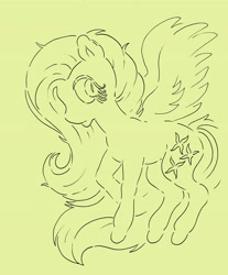 Size: 5650x6821 | Tagged: safe, artist:dogsanddoes, imported from derpibooru, fluttershy, absurd resolution, female, monochrome, solo