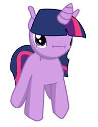 Size: 553x720 | Tagged: source needed, useless source url, safe, artist:rarco, imported from derpibooru, twilight sparkle, :i, cute, female, purple smart, solo