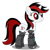 Size: 2600x2600 | Tagged: safe, artist:koshakevich, imported from derpibooru, oc, oc only, oc:blackjack, cyborg, pony, unicorn, fallout equestria, fallout equestria: project horizons, amputee, cybernetic legs, level 2 (project horizons), prosthetics, simple background, solo, transparent background, vector