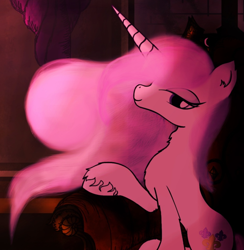 Size: 956x980 | Tagged: safe, artist:pedrohander, imported from derpibooru, fleur-de-lis, pony, unicorn, female, looking at you, mare, pink, solo