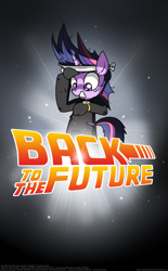 Size: 1000x1612 | Tagged: safe, artist:php104, imported from derpibooru, twilight sparkle, pony, unicorn, twilight time, back to the future, crossover, female, future twilight, mare, parody, solo