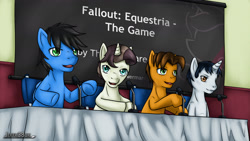 Size: 3000x1687 | Tagged: safe, artist:jeffk38uk, imported from derpibooru, fallout equestria, convention