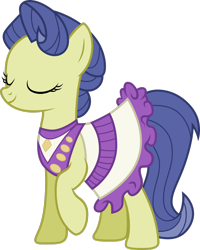 Size: 1280x1597 | Tagged: safe, artist:liggliluff, imported from derpibooru, masquerade, earth pony, pony, clothes, cute, dress, eyes closed, female, happy, masqueradorable, simple background, smiling, solo, transparent background, vector