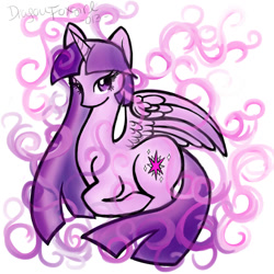 Size: 1024x1024 | Tagged: safe, artist:dragonfoxgirl, imported from derpibooru, twilight sparkle, alicorn, pony, female, mare, older, solo, twilight sparkle (alicorn)