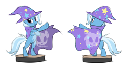 Size: 1024x536 | Tagged: safe, artist:wicklesmack, imported from derpibooru, trixie, pony, unicorn, concept art, female, mare, sculpture, solo