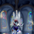 Size: 1000x1000 | Tagged: safe, imported from derpibooru, discord, bat pony, draconequus, pony, commission, guard, male, night, weapon