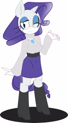 Size: 8946x16048 | Tagged: safe, artist:mess-anime-artist, artist:the-red-thunder, imported from derpibooru, rarity, anthro, unguligrade anthro, absurd resolution, female, simple background, smiling, solo, sonic the hedgehog (series), sonicified, style emulation, transparent background, vector, wink