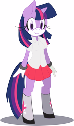 Size: 9660x16467 | Tagged: safe, artist:mess-anime-artist, artist:the-red-thunder, imported from derpibooru, twilight sparkle, anthro, unguligrade anthro, absurd resolution, female, looking at you, simple background, smiling, solo, sonic the hedgehog (series), sonicified, style emulation, transparent background, vector