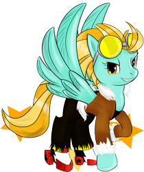 Size: 2016x2403 | Tagged: safe, artist:flam3zero, imported from derpibooru, lightning dust, clothes, cosplay, crossover, female, ponies wearing black, shadow the hedgehog, shoes, simple background, solo, sonic adventure 2, sonic the hedgehog (series), transparent background