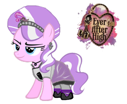 Size: 988x809 | Tagged: safe, artist:thunderfists1988, edit, imported from derpibooru, diamond tiara, cosplay, duchess swan, ever after high, female, simple background, solo, transparent background